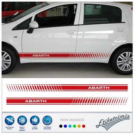 Punto Abarth Şerit Sticker